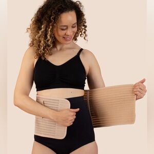 NWT Belly Band Postpartum Baby Tan Belly Band / Waist Cinched
